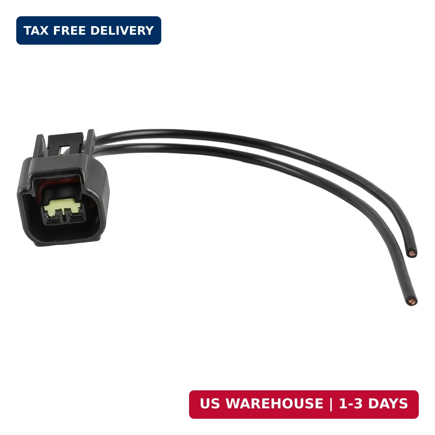 MOTOALL Ignition Coil Connector Plug Wire Harness Pigtail Wiring Loom 2-Way for