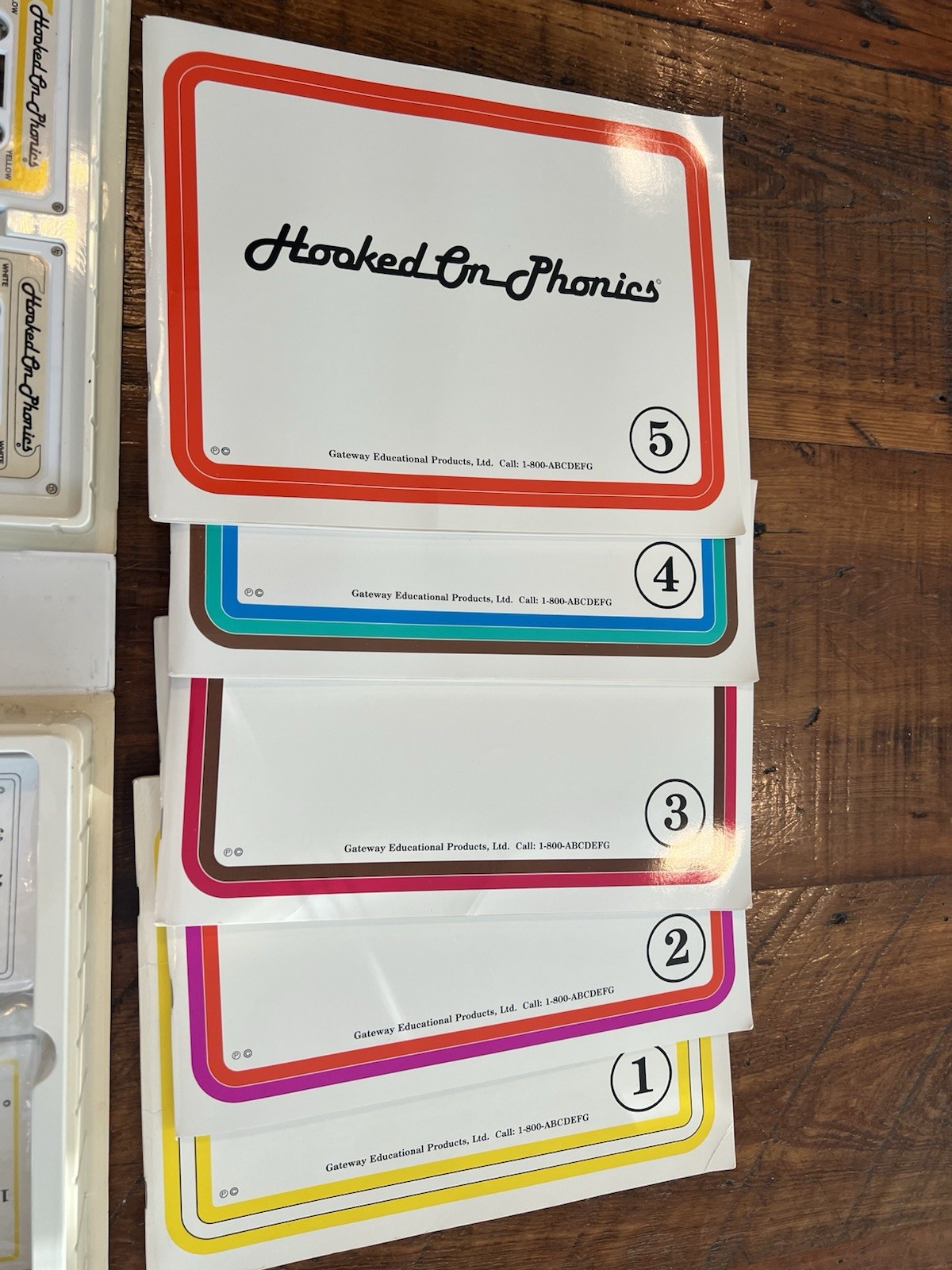 Hooked On Phonics Pre-School Primary Remedial Adult Cassette Tapes Books Cards