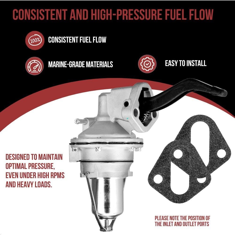 Mechanical Marine Fuel Pump Ford 302 351 w 5.0 5.8 V8 BERKELEY Commander INDMAR