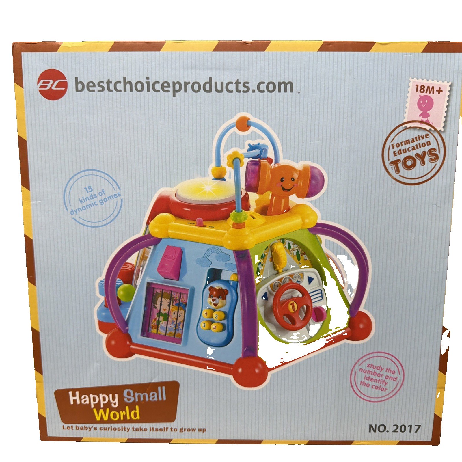 Happy Small World – Interactive Early Development Toy with Sounds and Lights NEW