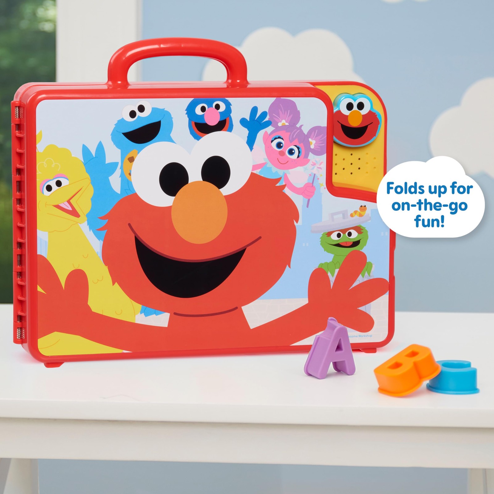 Sesame Street Elmo’s Learning Letters Bus Activity Board, Preschool Learning and