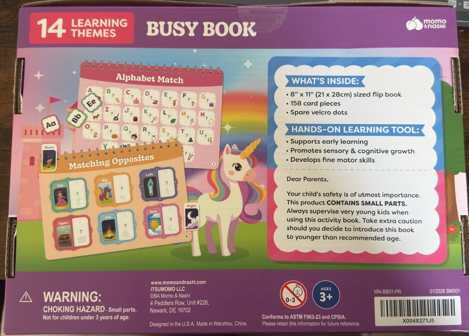 My Preschool Busy Book for Toddlers Ages 3+