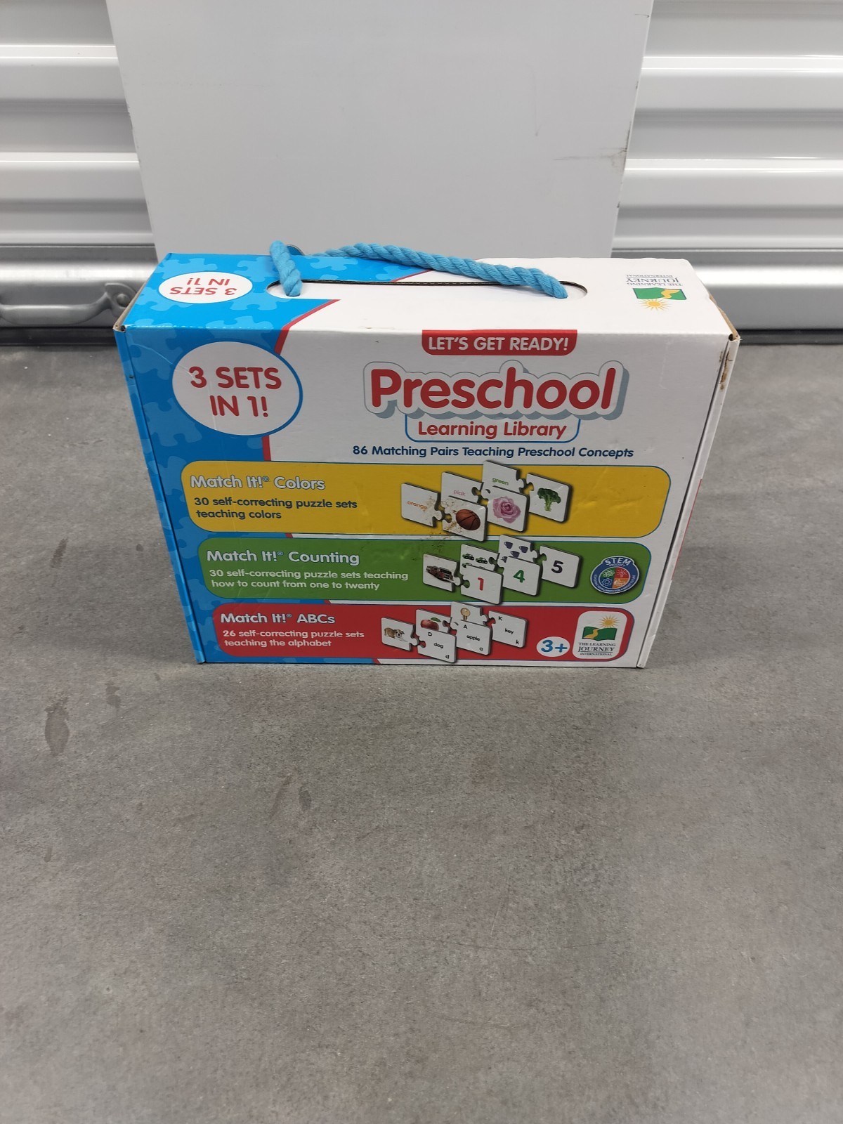 The Learning Journey Learning Library Preschool 3 Sets Cards Ages 3-6