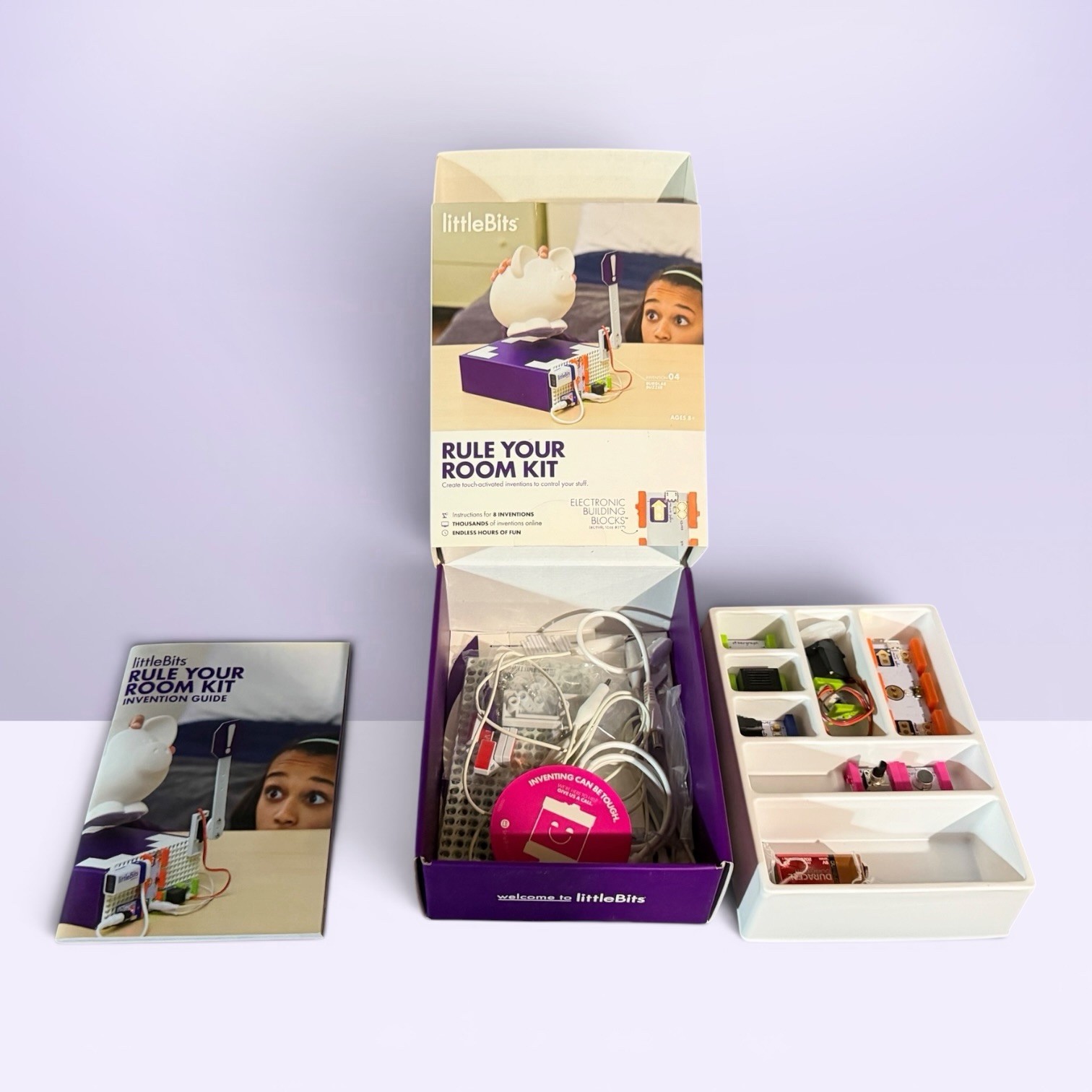 LittleBits RULE YOUR ROOM KIT – Electro Build Block – Open Box New