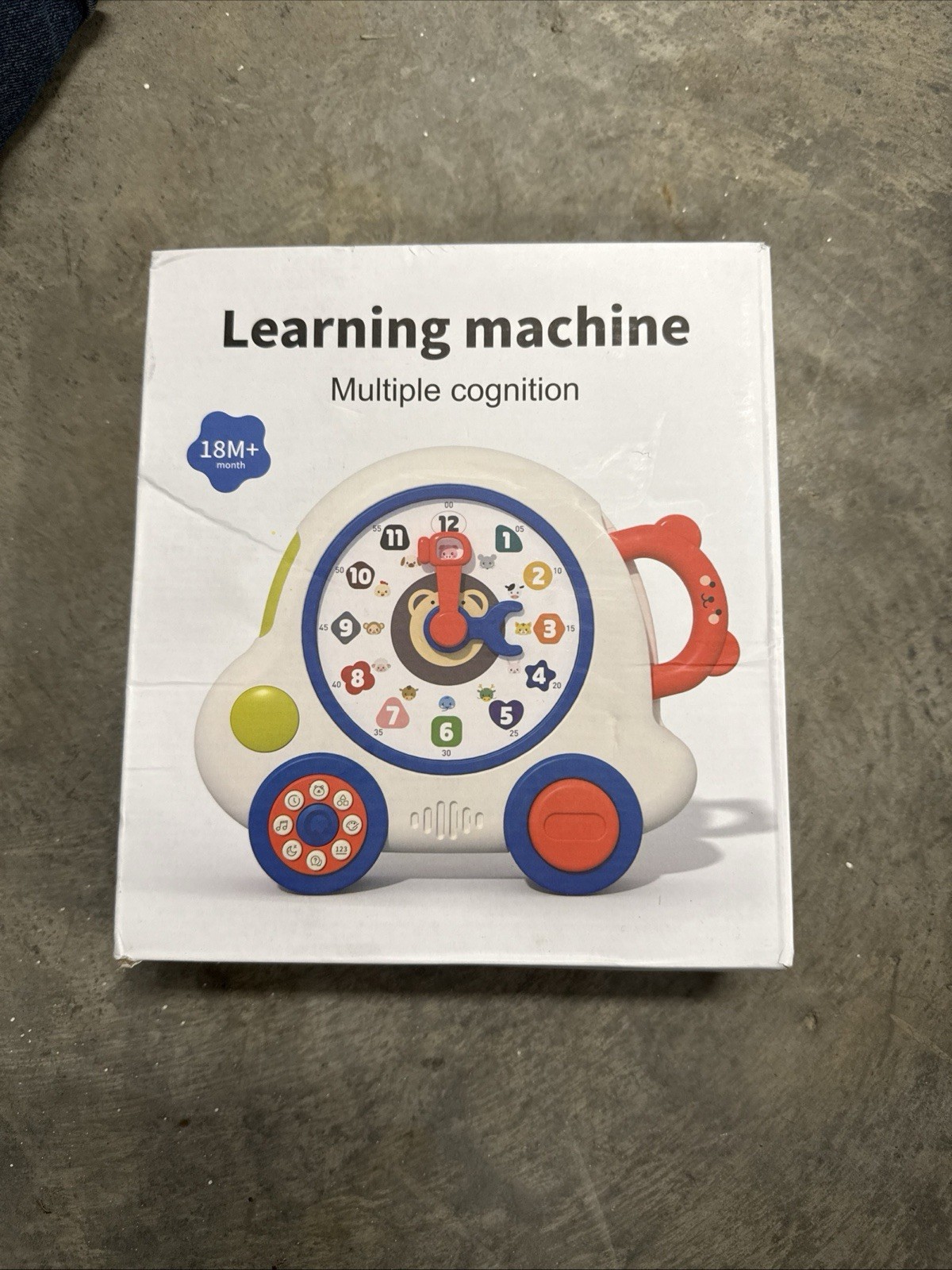 🚨 NEW – Learning Machine Clock Interactive Educational Multiple Cognition Toy
