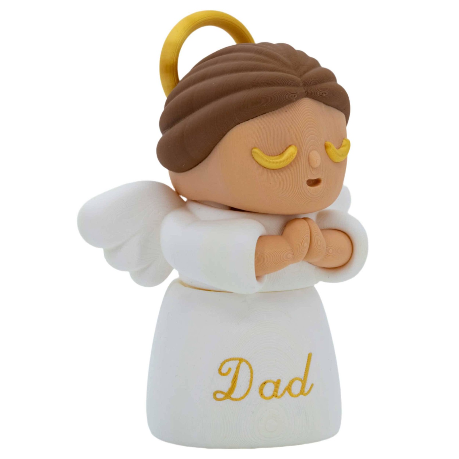 3D Printed Angel | 6″ x 4″ x 2.5″ | 3 oz | Mom & Dad Design | Black Sheep Produc