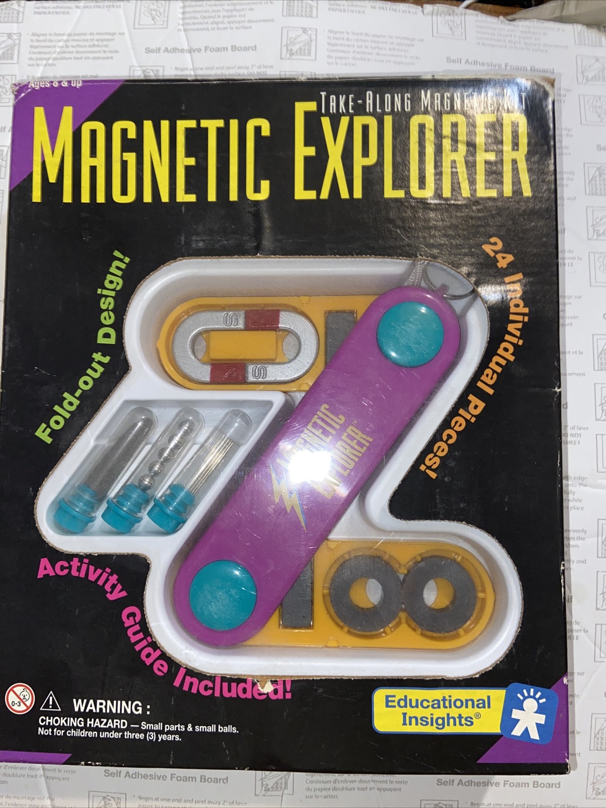 Magnetic Explorer Educational Insights Activity Set STEM Magnet Kit Vintage 1996