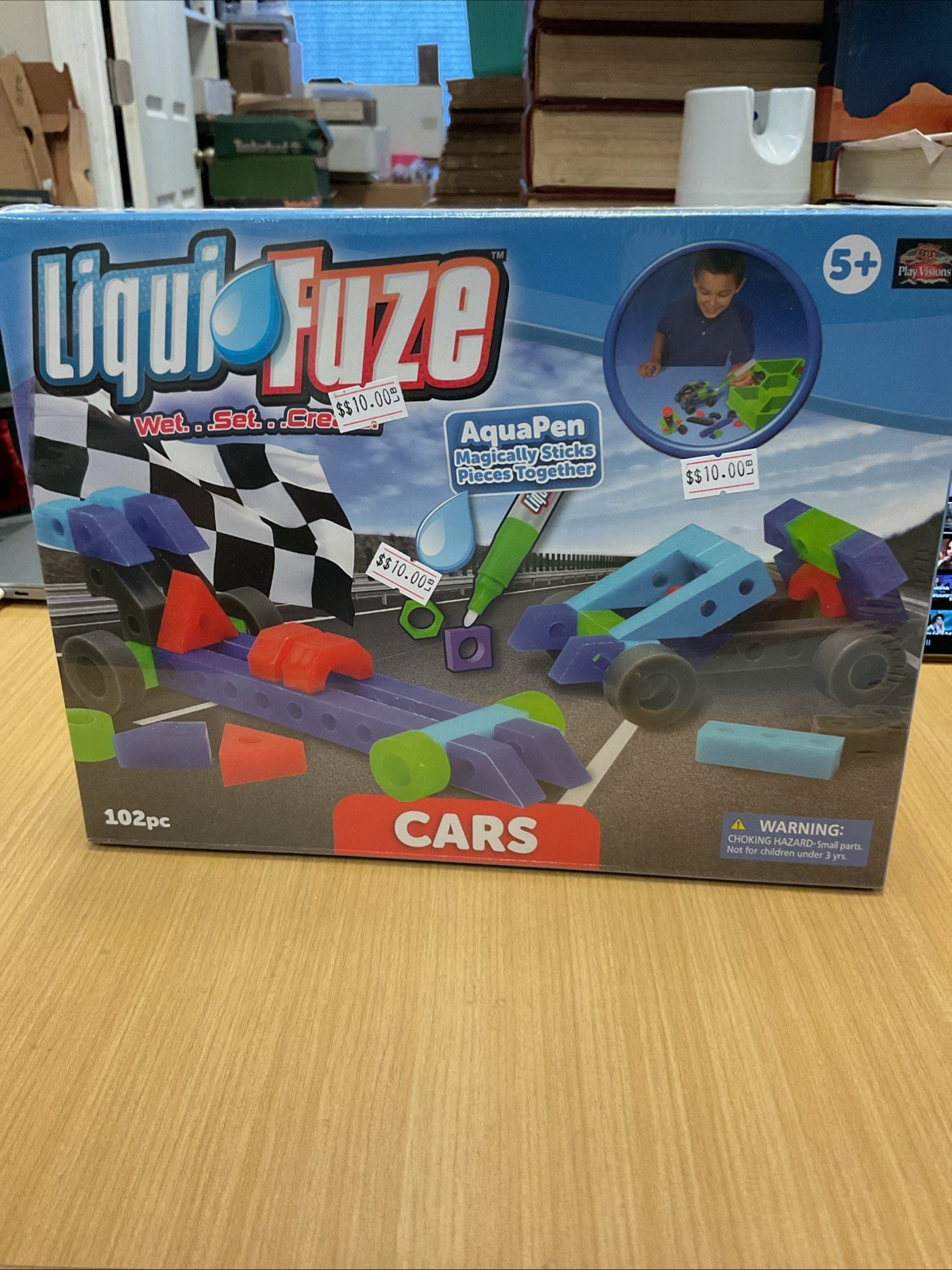 Liqui Fuze Cars 102 Piece Set Easy Craft 5 Years + New sealed