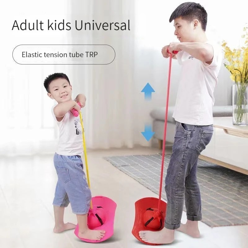 Kids Bouncing Ball Frog Jump Balance Long Height Training Exercise Toy Equipment