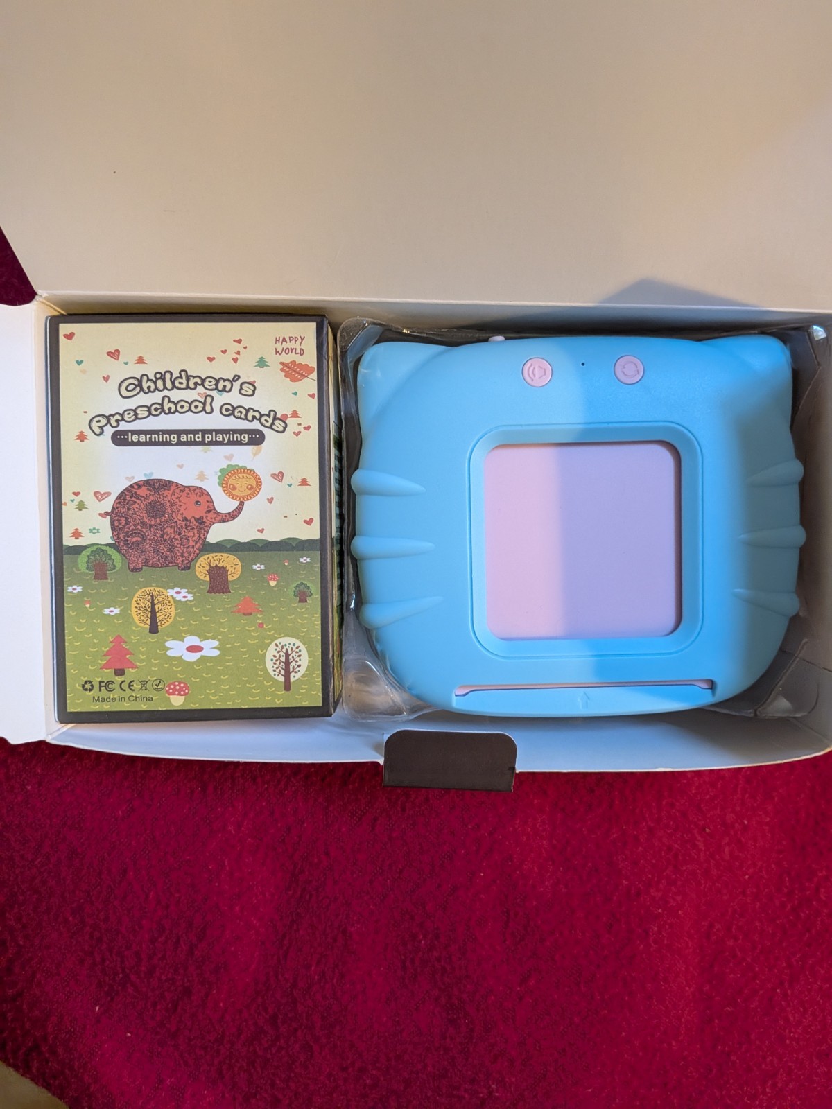 Card Early Education Device. For Early Development Skills