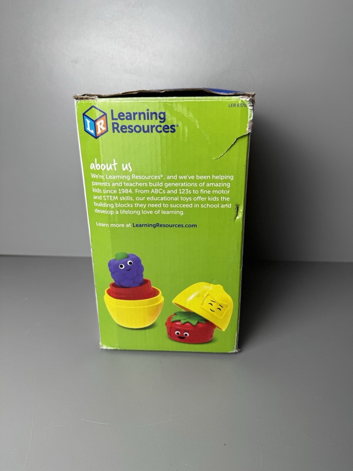 Learning Resources Big Feelings Nesting Fruit Friends w/ Feeling Faces 18M + New