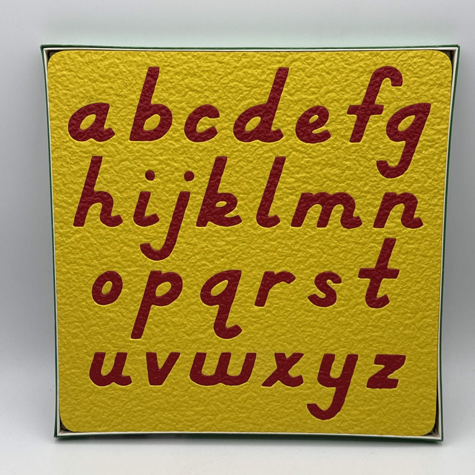 Vintage Lauri A To Z Panel Foam Letter Puzzle Sheet Homeschool Preschool