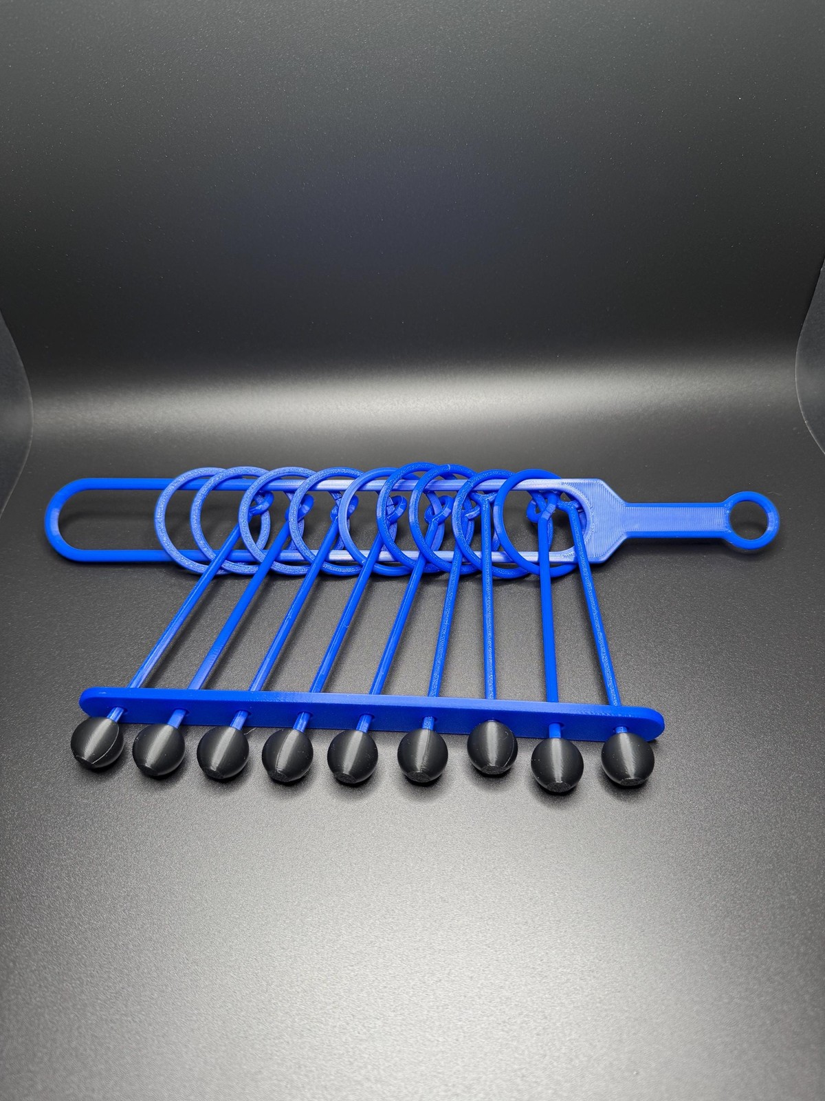 Chinese Rings Puzzle – Baguenaudier 3D Printed High Quality Brain Teaser