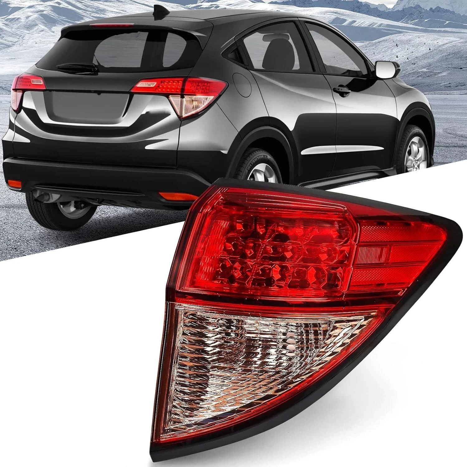 16-18 Honda HRV Outer Tail Light Right Passenger Side HO2805109 Assembly Outer