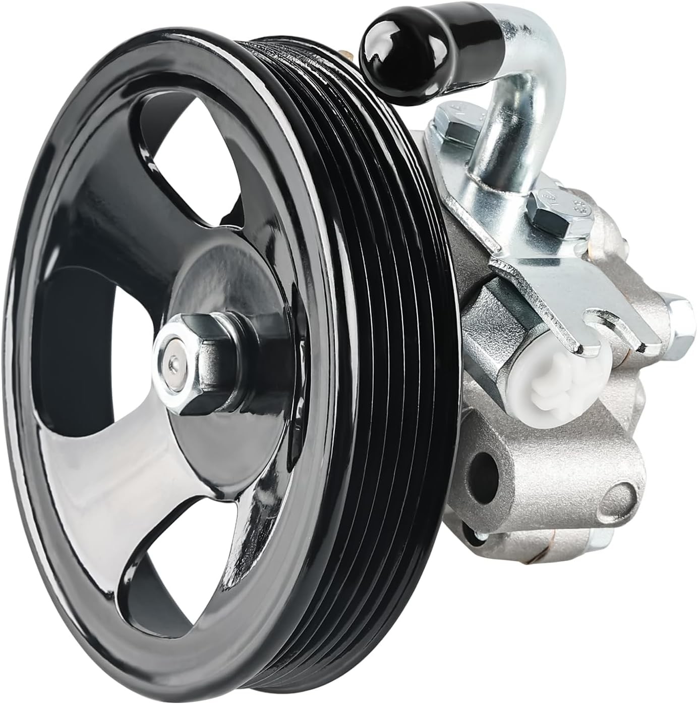 Power Steering Pump with Pulley Compatible with Hyundai Tucson V6 2.7L – 2005