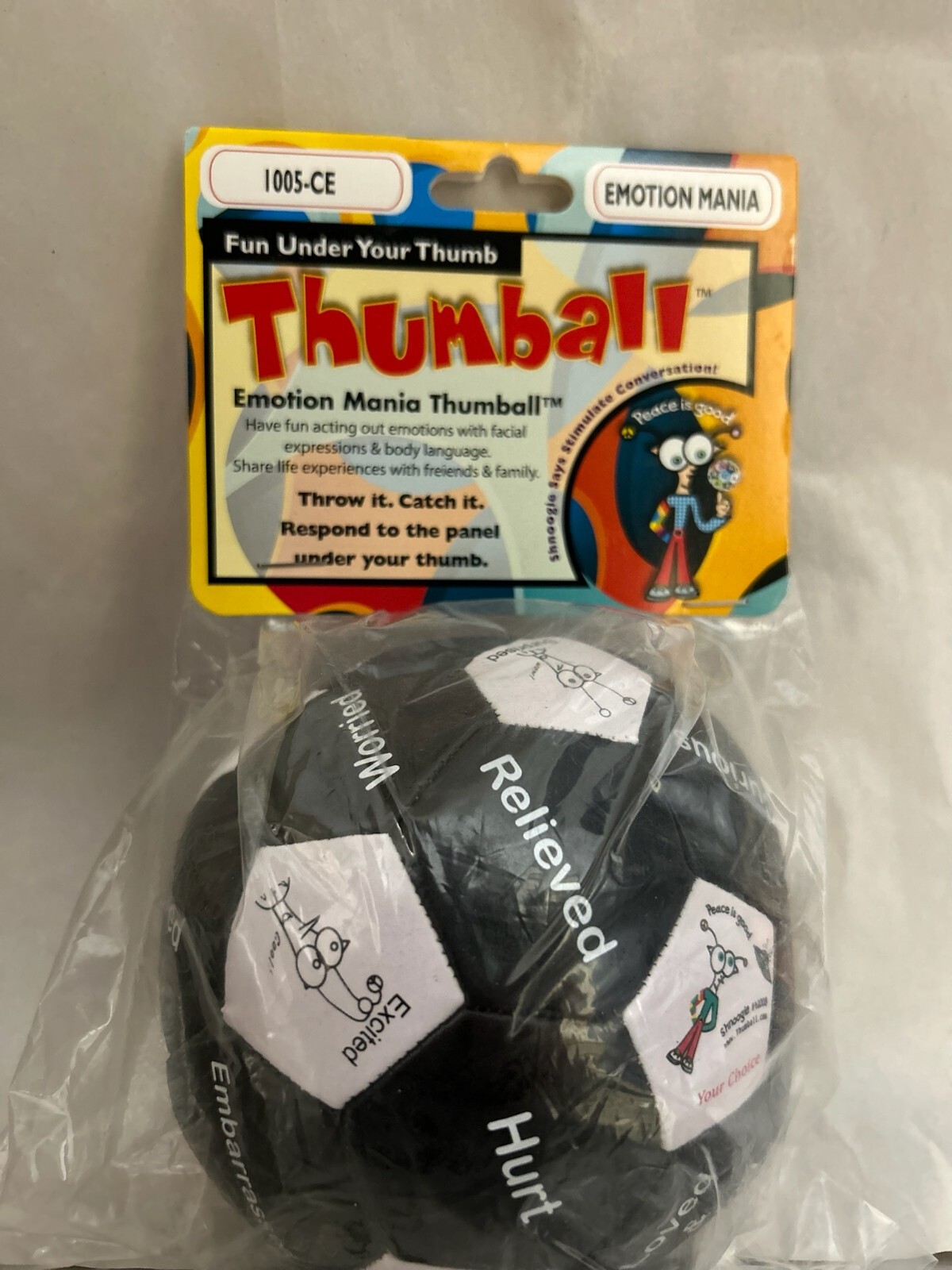 Talicor Emotion Mania Thumball 1005-CE New In Package