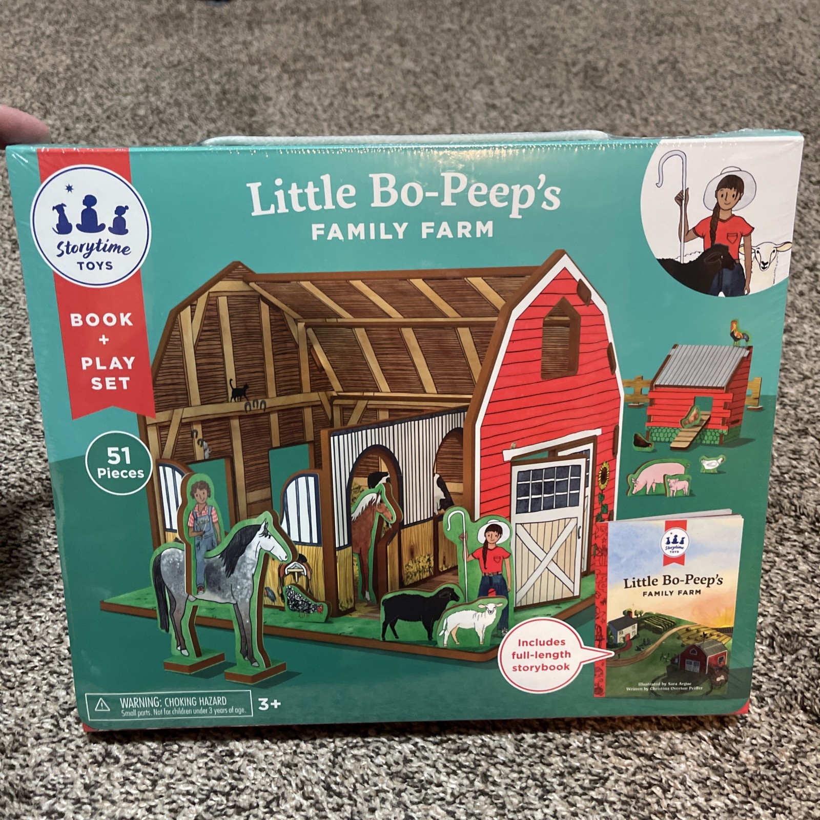Story Time Toys Family Farm 3D Puzzle – Book and Toy Set – 3 in 1 – Build & Play