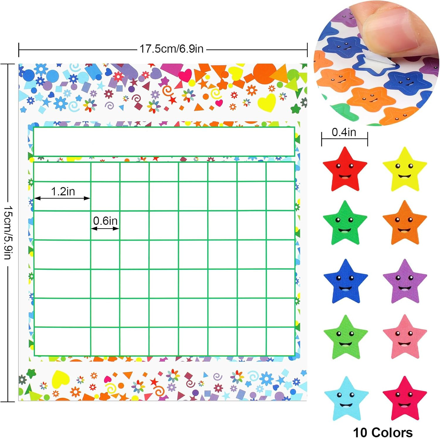 Utron 80 Pack Reward Chart for Kids, Incentive Chart Behavior Chart for Kids at