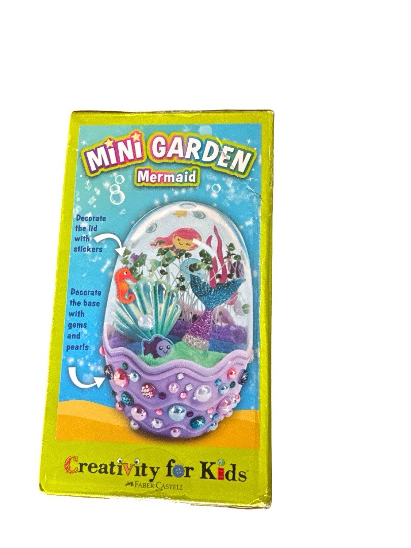 Mini Garden Mermaid Terrarium Creativity for Kids Faber Castell Best Toy Award