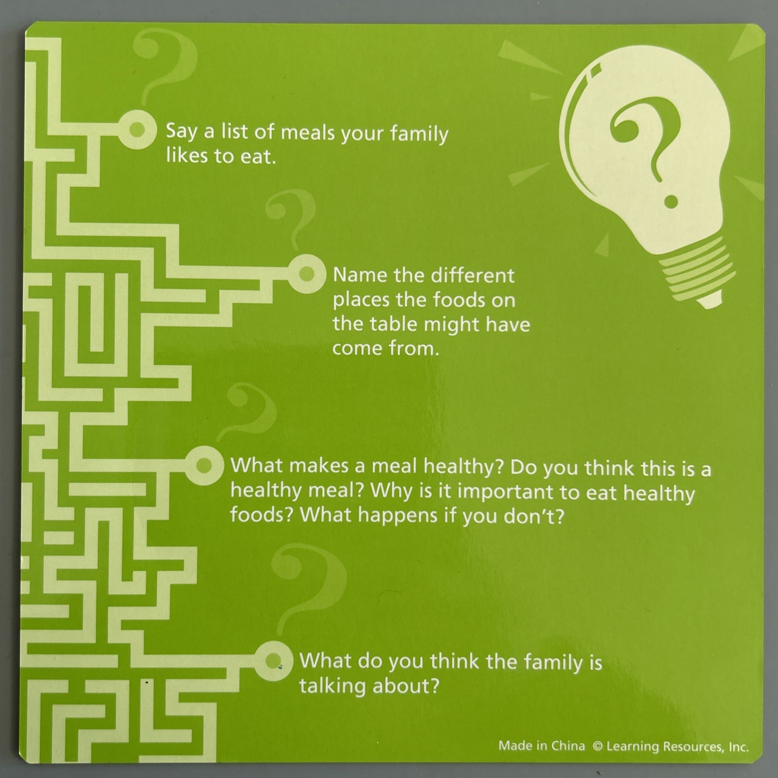 SNAP SHOTS Critical Thinking Photo Cards-PreK Grade 40 Photo Cards, 150 Question
