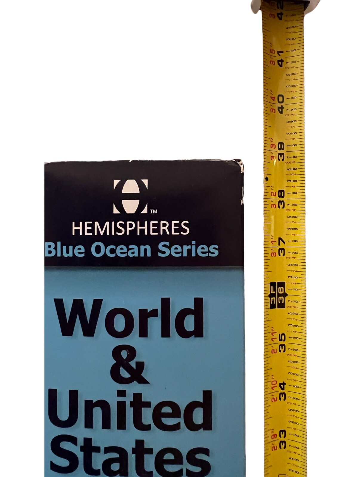 Hemispheres Blue Ocean Series World & United States Large Laminated Wall Maps ￼