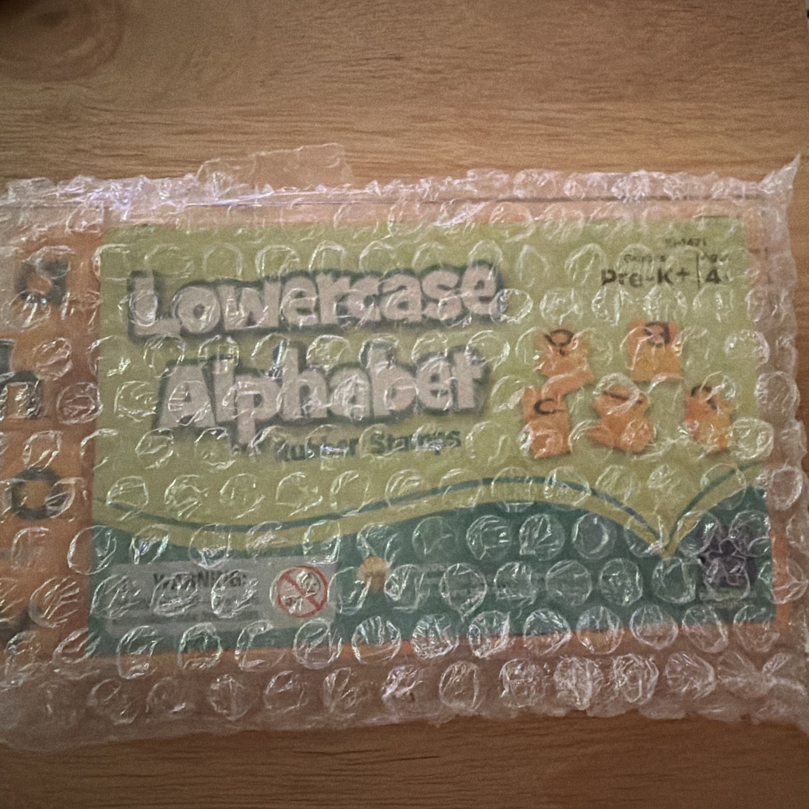 Educational Insights Lowercase Alphabet Letters Rubber Stamp Set Kids 3-7