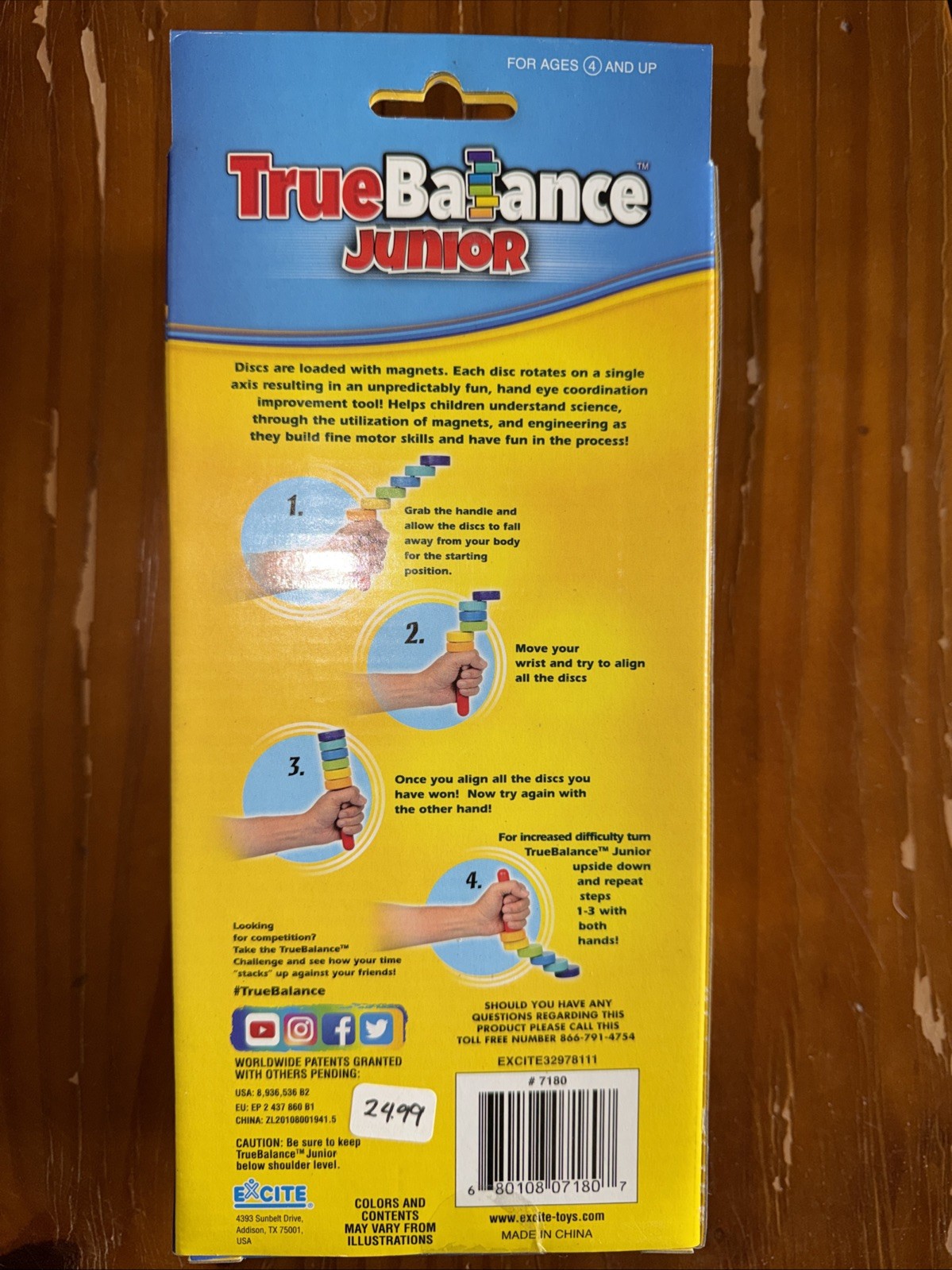 True Balance Junior Stack Game Age 4+ STEM NEW SEALED