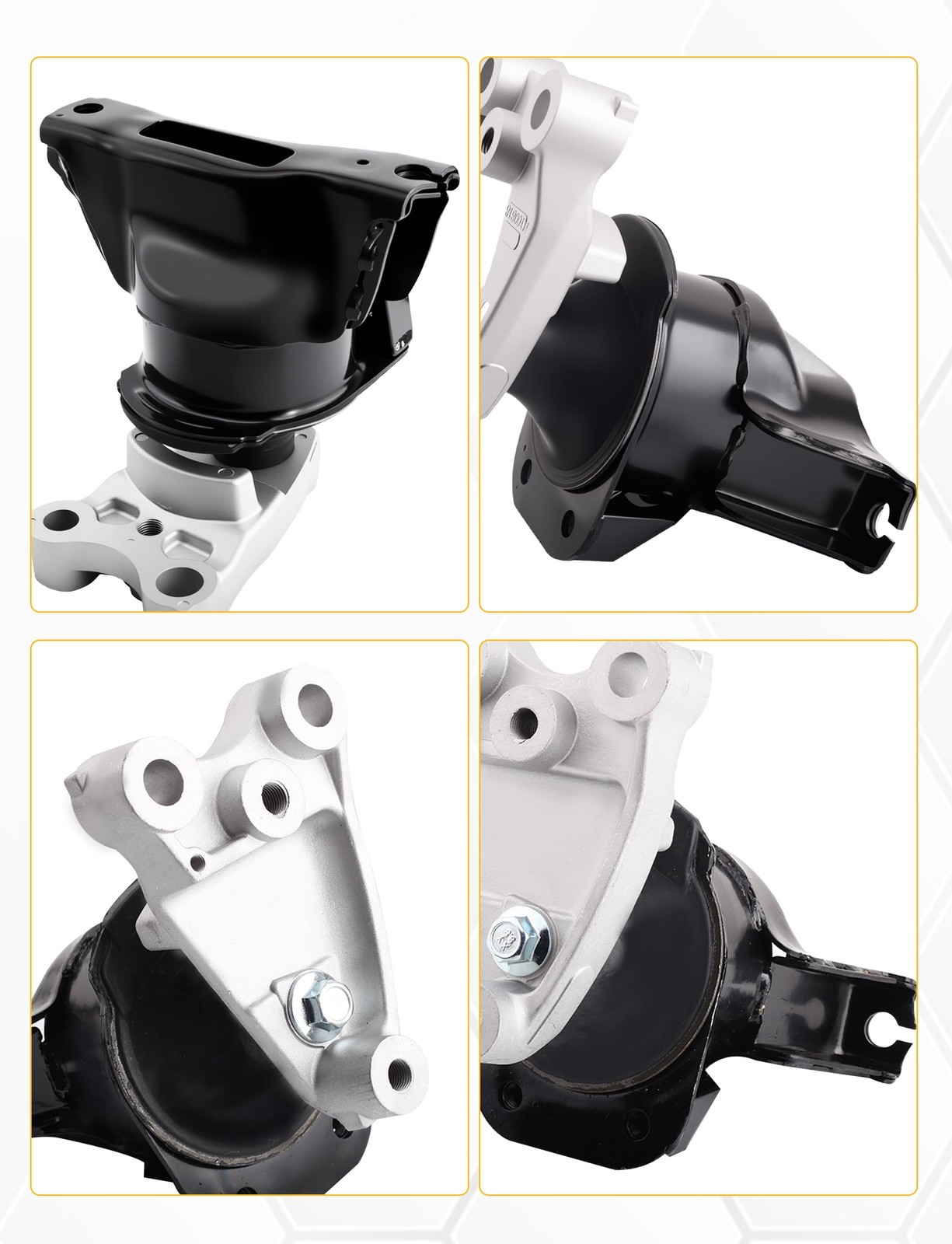Set of 1 Engine Motor Compatible with 2006-2010 A4530 Front Right, Black