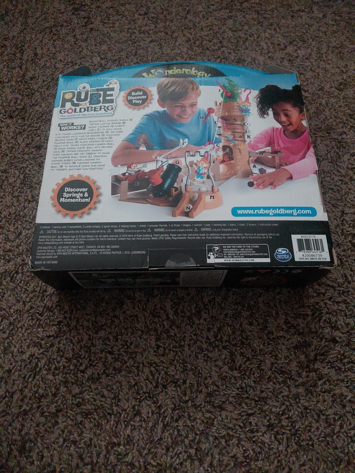 Wonderology Rube Goldberg The Castle Escape Challenge Set NEW IN BOX 2016