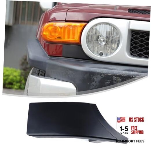 Front Bumper Grille Headlight Lower Filler Trim Compatible Matte Black (Left)