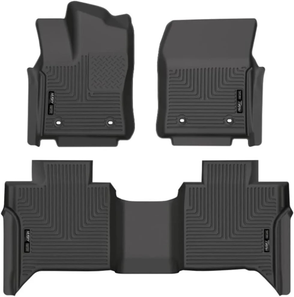 Husky Liners Weatherbeater Floor Mats | Fits 2022-2026 Toyota Tundra, CREWMAX CA