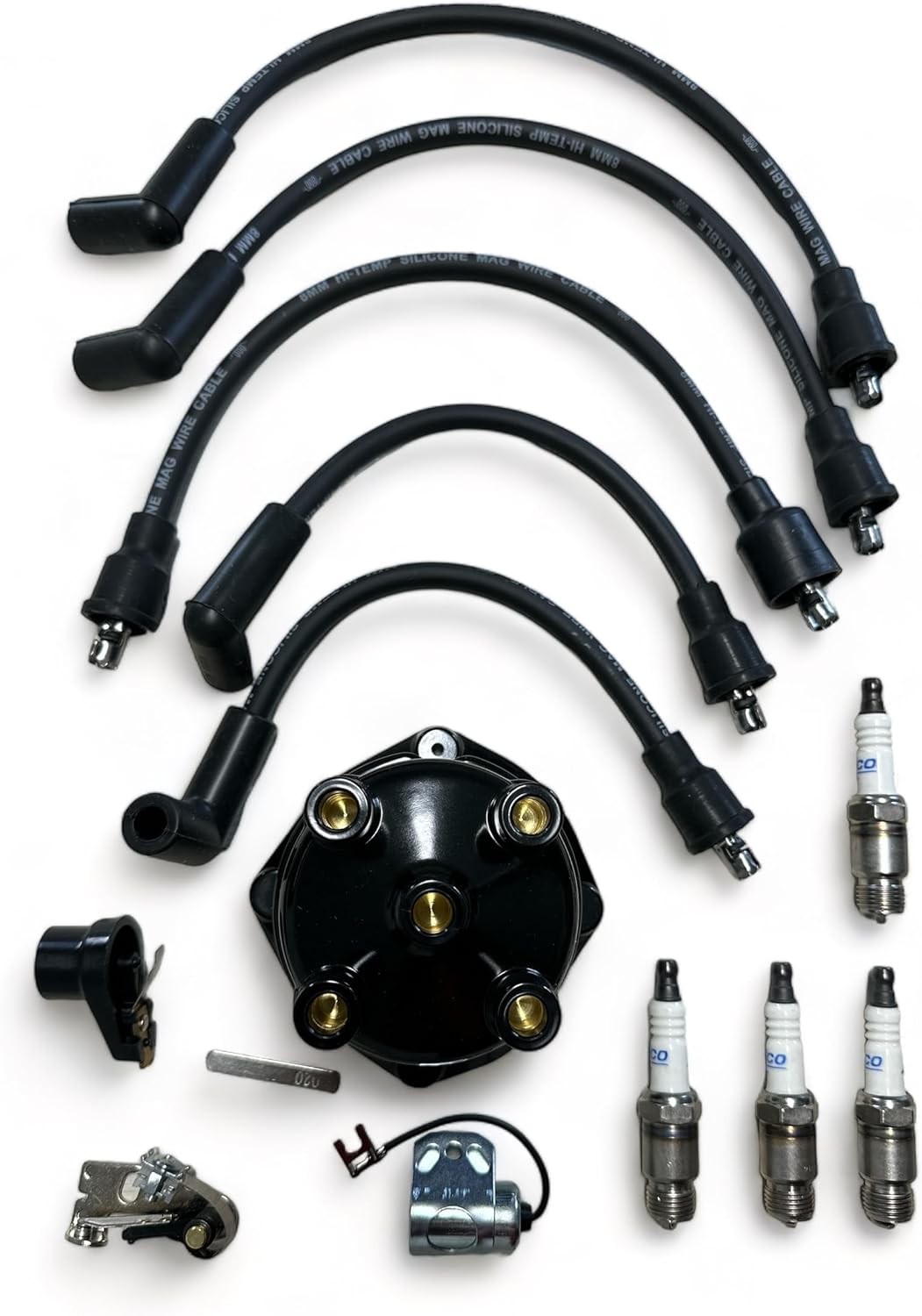 Tune up kit for 1963-1989 Mercruiser and OMC 2.5L and 3.0L with conventional