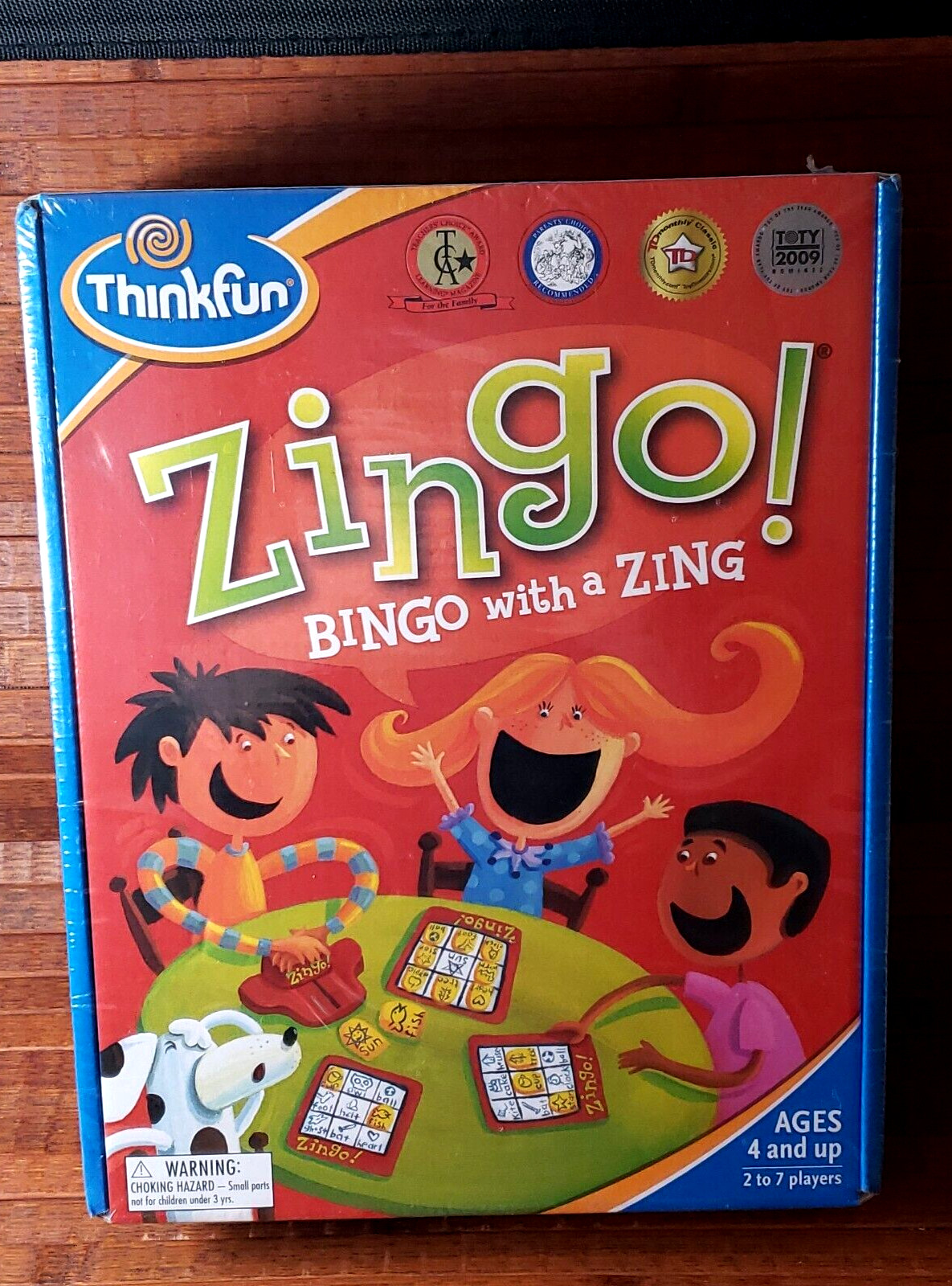 ZINGO Bingo ThinkFun Educational New Factory Sealed Words Pictures Ages 4+