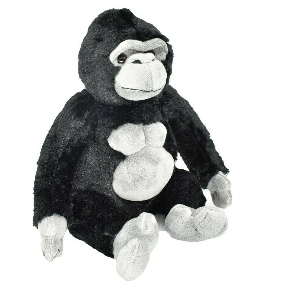 Gorilla Silverback Realistic Cute Stuffed African Animal Plush Toy Gift 11″ G006
