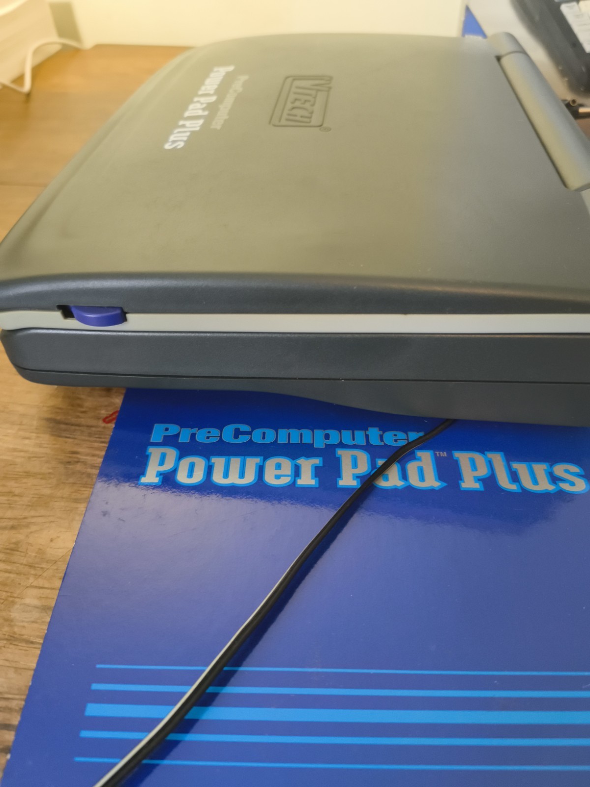 VTech Pre-Computer Power Pad Pro Vintage Educational Laptop Toy Tested w Box