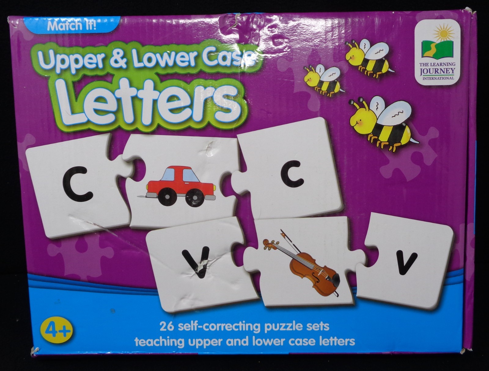 LEARNING JOURNEY Upper & Lower Case Letters 26 Puzzle Sets (4+)