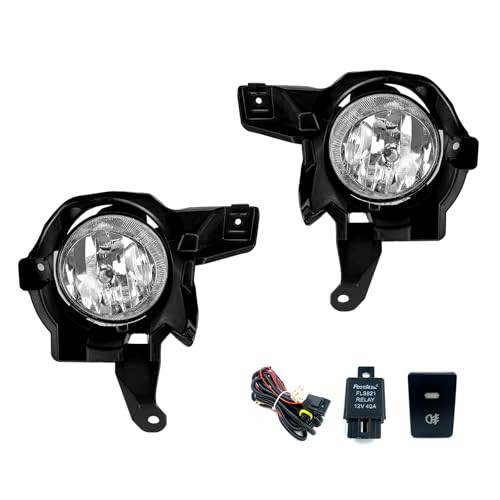 Fog Lights Compatible With 2013 2014 2015 RAV4 Front Bumper 13-15 RAV4 Halogen