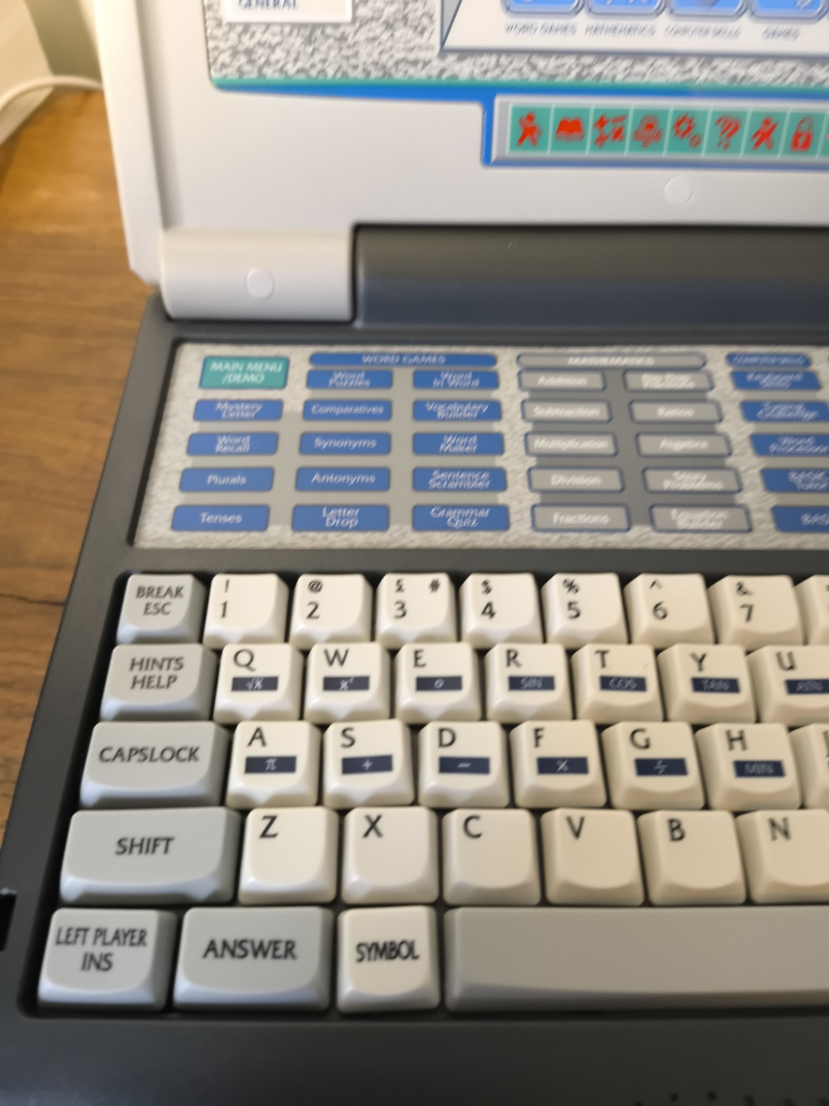 VTech Pre-Computer Power Pad Pro Vintage Educational Laptop Toy Tested w Box
