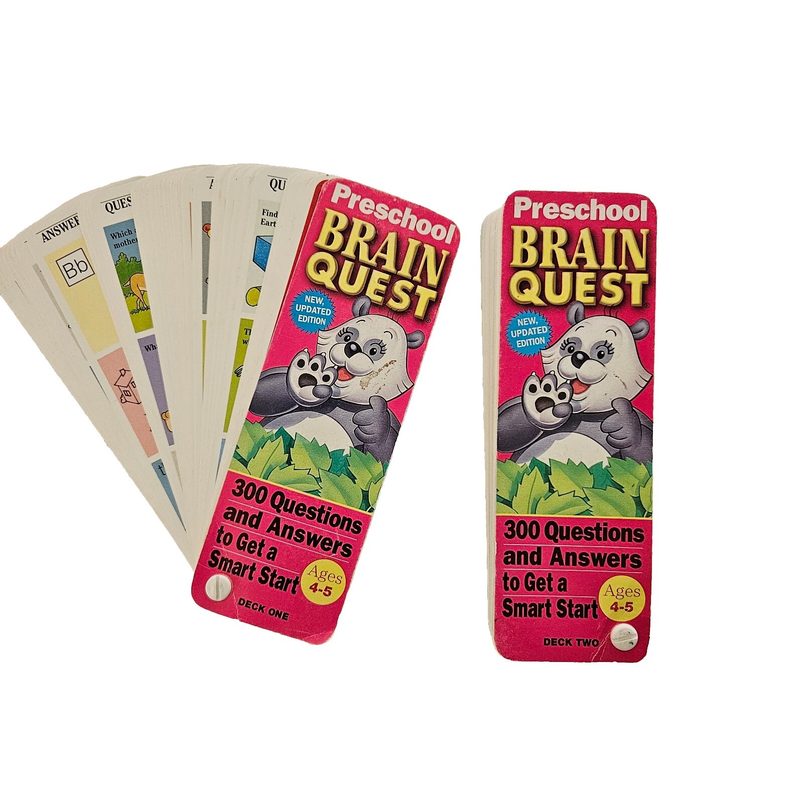 Brain Quest Preschool Deck 1 And 2 Age 4-5