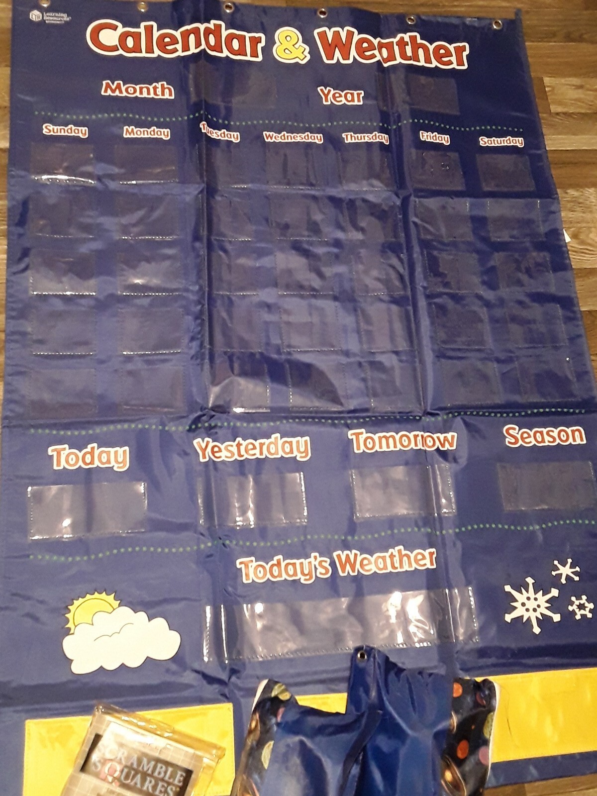Calendar and Weather Station Homeschooling Educational Activity Learning Aids