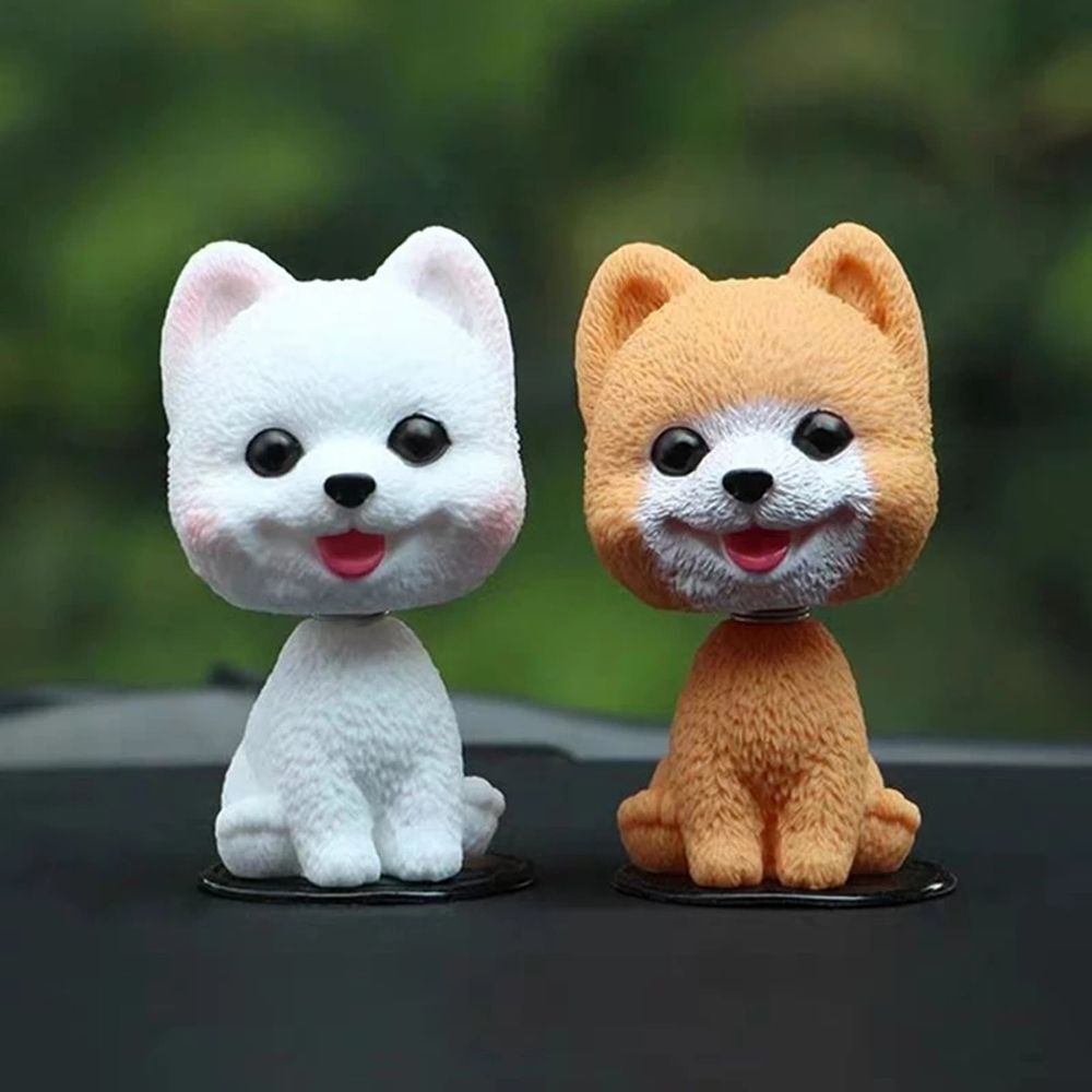 Tabletop Resin Nodding Puppy Toys Bobblehead Dog Shaking Head Dog Car Ornaments