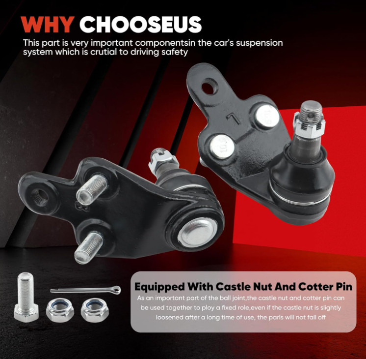 Kit de rótulas inferiores delanteras Avalon Camry ES300h ES350 2 piezas, Nuevo