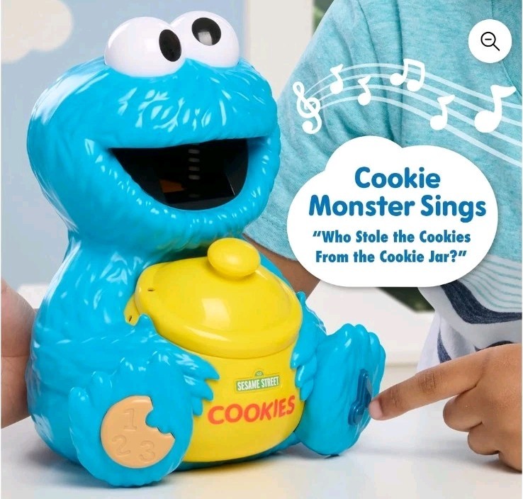 Sesame Street Cookie’s Counting Jar, 12-Pieces, Learning and Education, Kids…