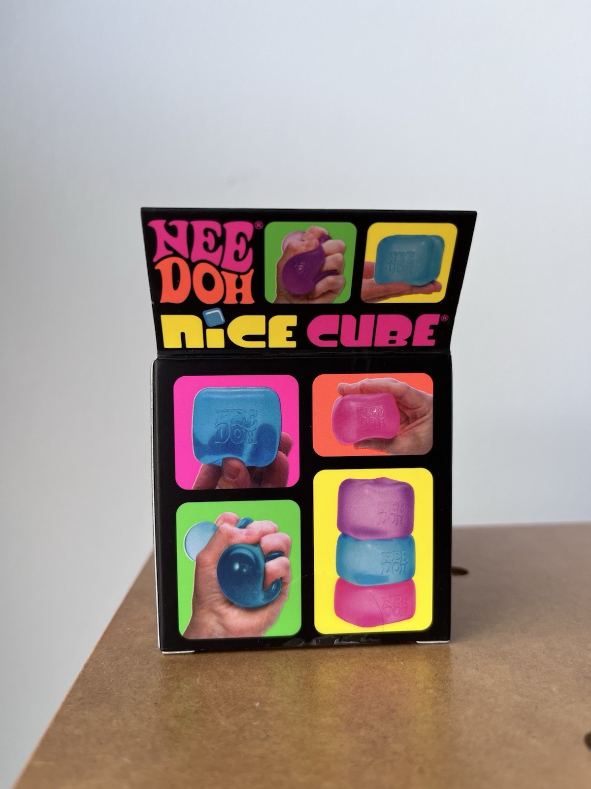 🧊 AUTH NeeDoh Nice Cube PINK Fidget (Ships securely boxed the Next Day Mon-Fri)