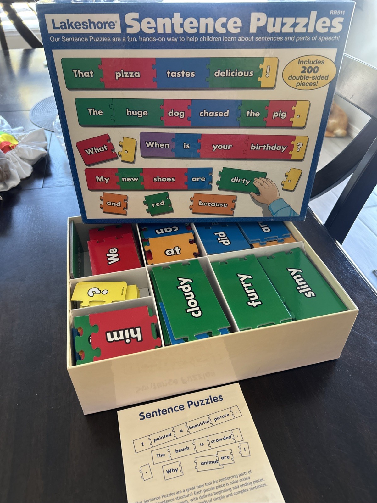 Lakeshore Sentence Puzzles RR511 Gently Used Centers Education Learning￼
