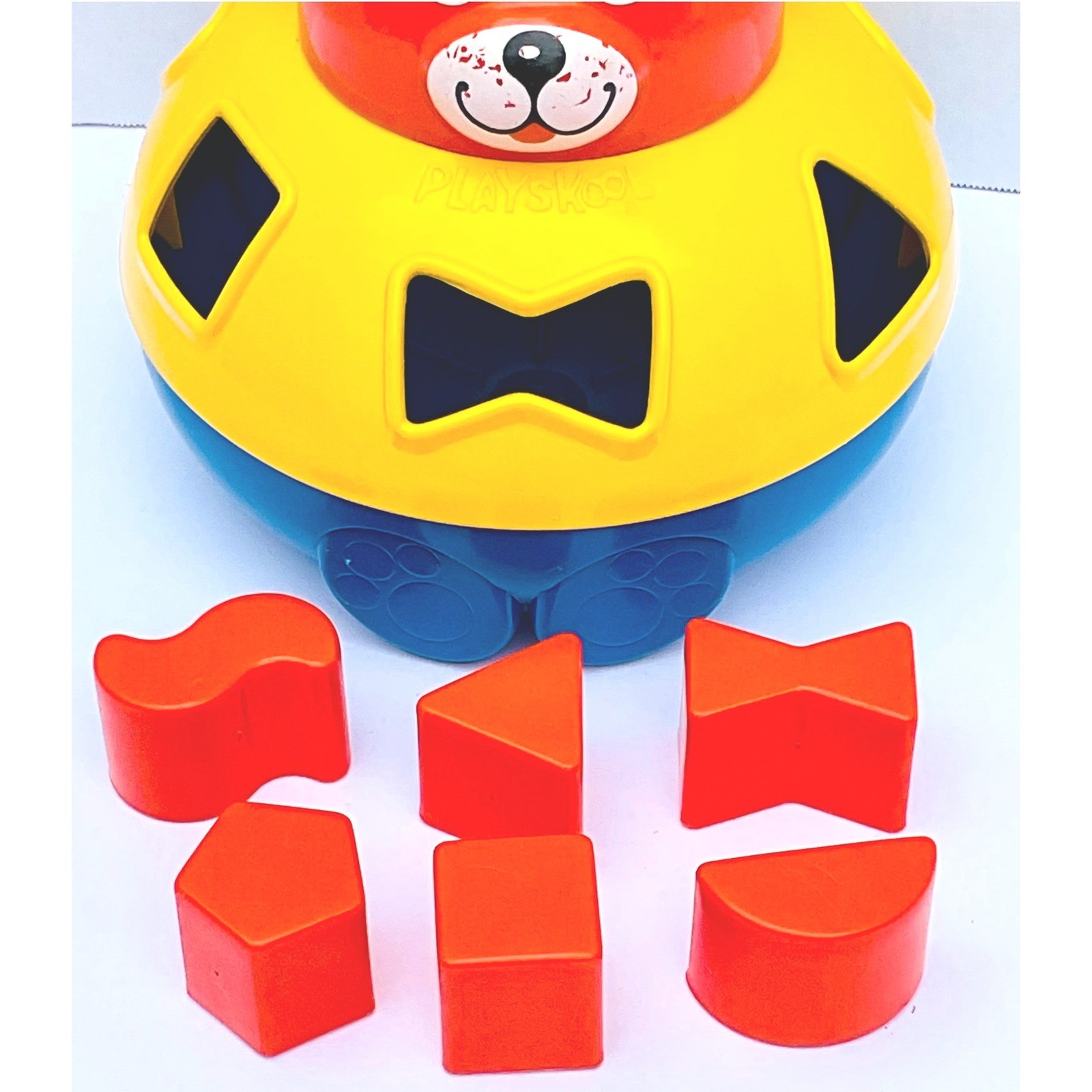 Playskool shape sorter sailor bear toddler preK toy vintage retro 80’s complete