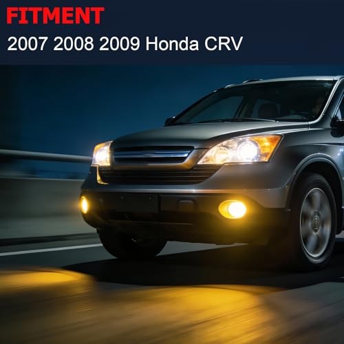 Fog Lights Compatible With 2007 2008 2009 CRV Fog Lamps Assembly Front Bumper