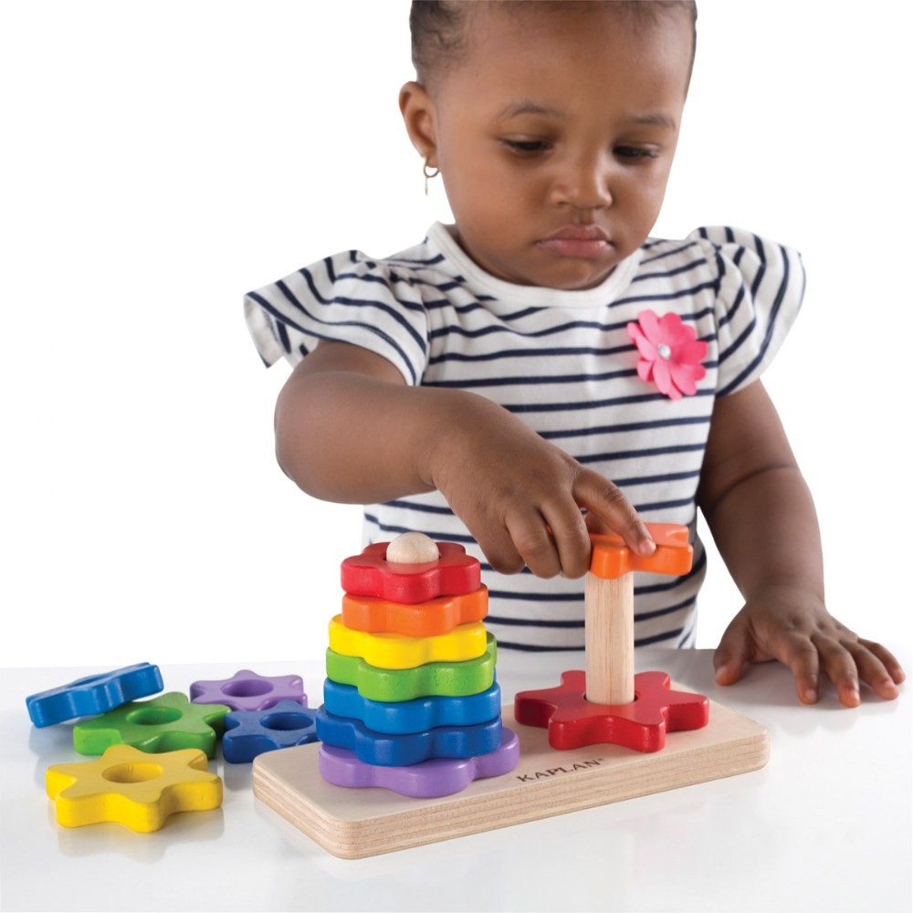 Kaplan Early Learning Toddler Flower Twist Sorter