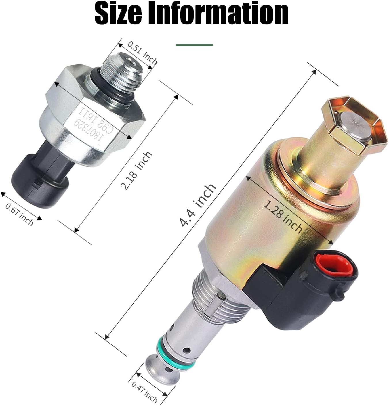 7.3 Powerstroke IPR Valve & ICP Sensor with Pigtail for Ford Super Duty