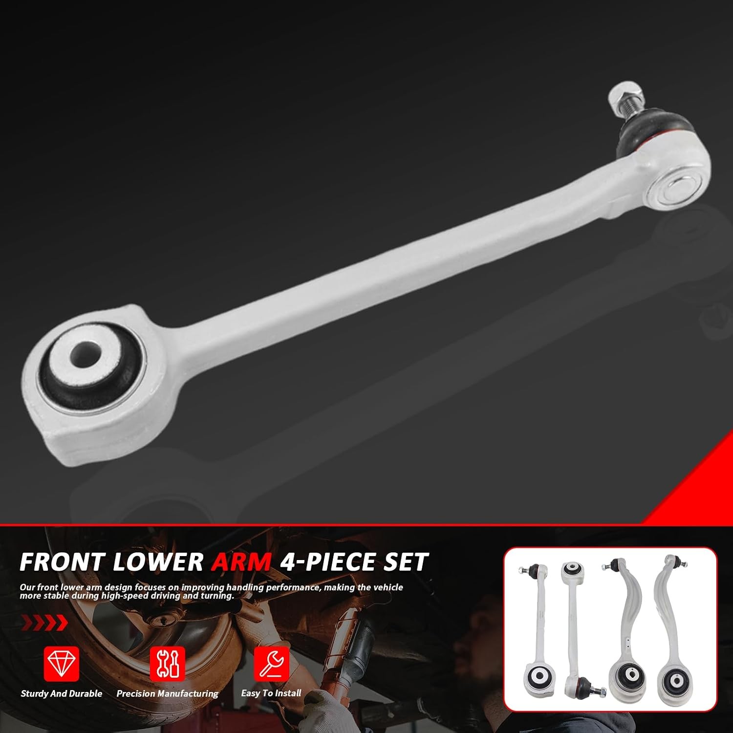 Mercedes GLK Lower Control Arms Set 4 Front
